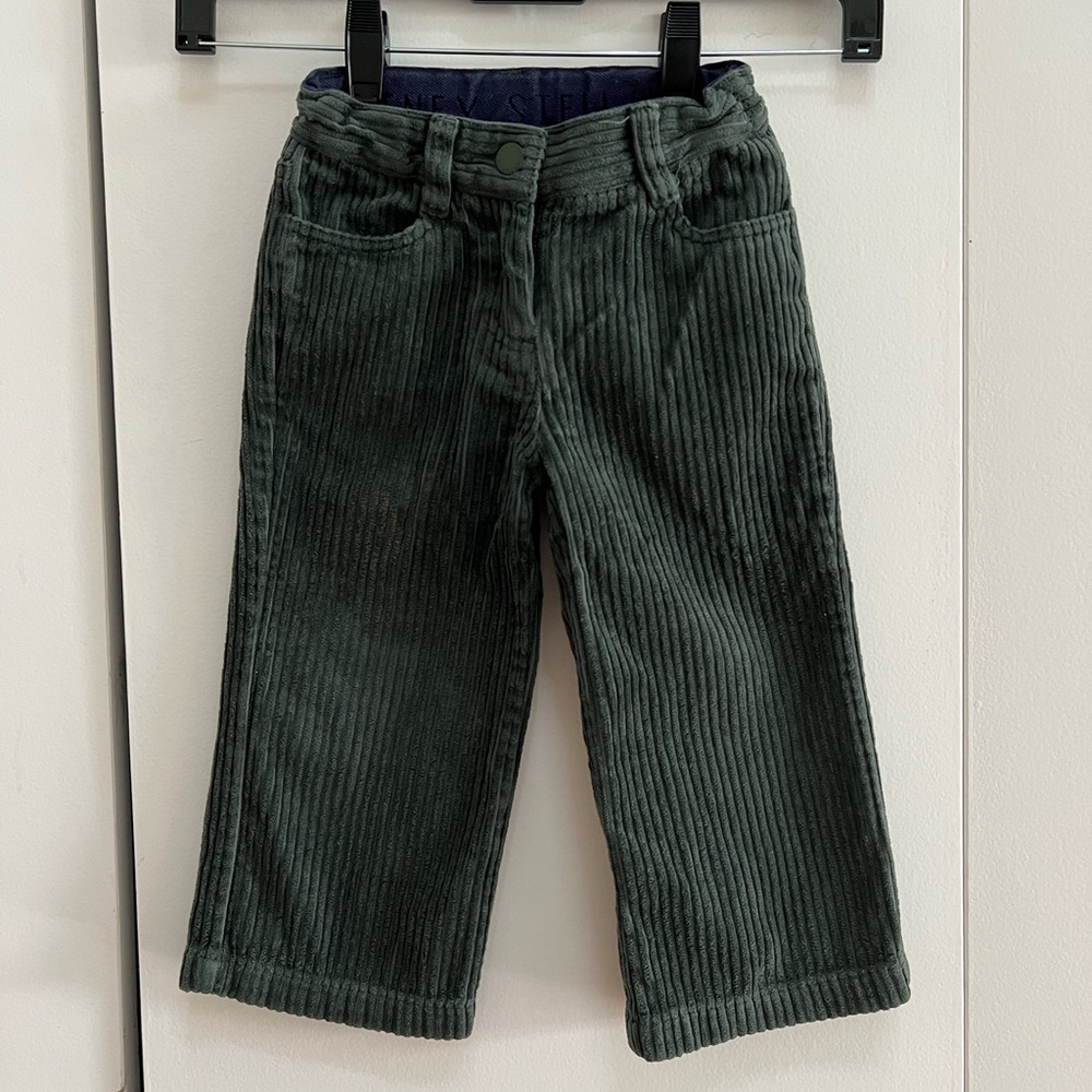 Stella McCartney Kids Corduroy Pants - Khaki Green